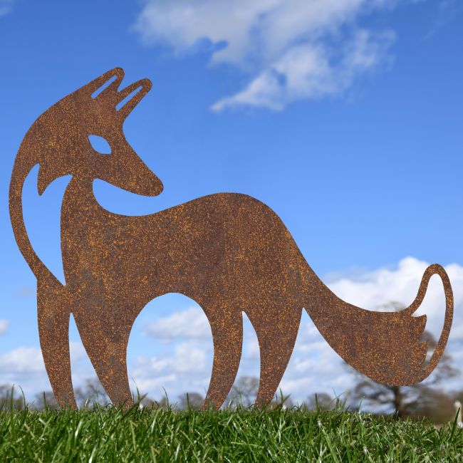 Rustic Contemporary Fox Silhouette 