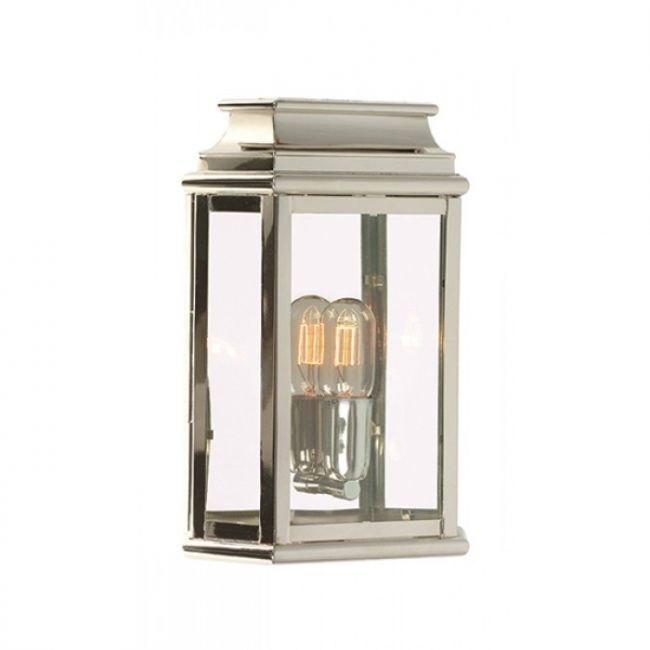 traditional Porch Light Finished in a Polished Nickel