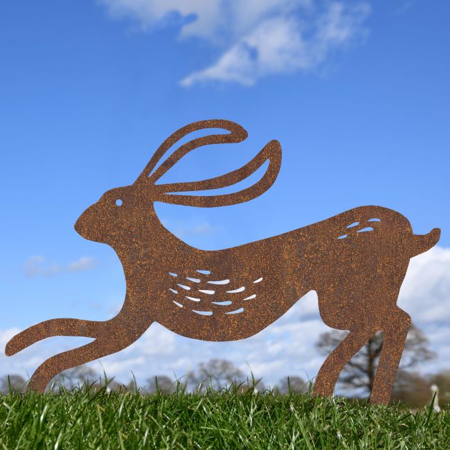 Rustic Contemporary Hare Silhouette Rustic Contemporary Hare Silhouette
