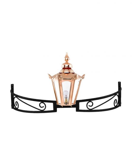 Copper Hexagonal Bow Bracket Light Copper Hexagonal Bow Bracket Light