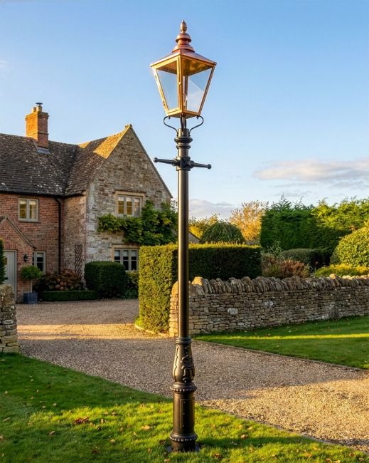 Copper Rochester High Mast Column And Lantern - 4.6m digital illustration Copper Rochester High Mast Column And Lantern - 4.6m digital illustration