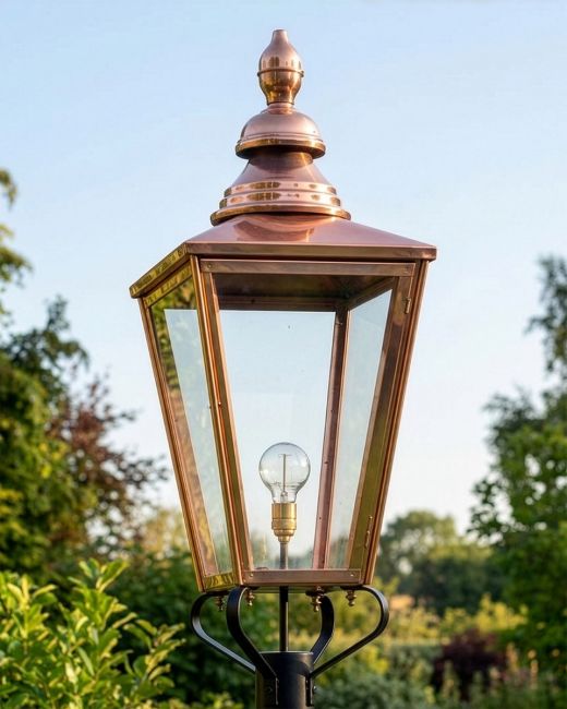 Copper ’Rochester’ Lantern Deluxe Digital Illustration Copper ’Rochester’ Lantern Deluxe Digital Illustration