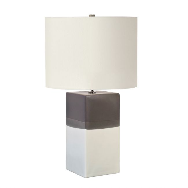 Ceramic Grey and Cream Table Lamp Ceramic Grey and Cream Table Lamp