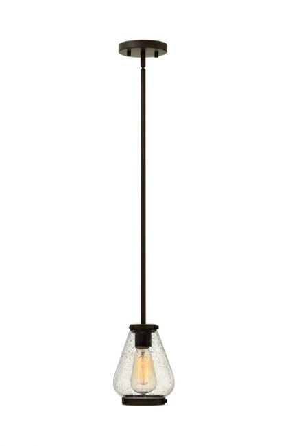 "Cronabbey" Dark Bronze Seeded Glass Bowl Hanging Light "Cronabbey" Dark Bronze Seeded Glass Bowl Hanging Light