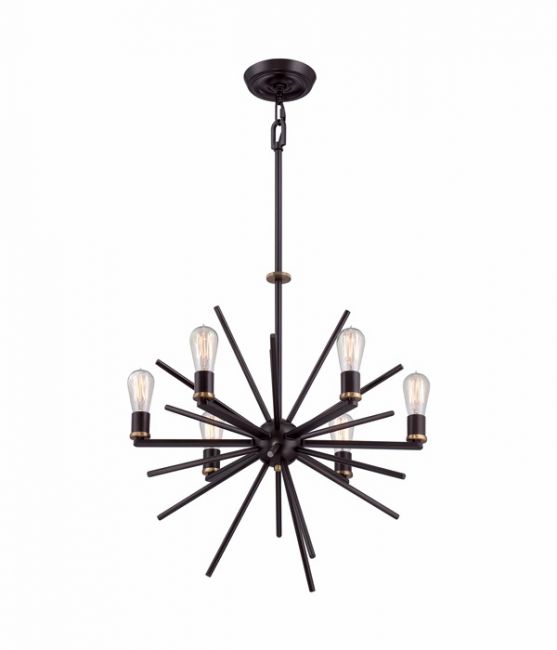 "Altairn Galaxy" Dark Bronze Spiked Ceiling Light "Altairn Galaxy" Dark Bronze Spiked Ceiling Light