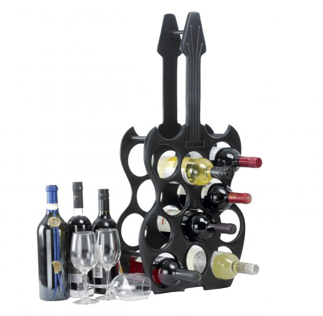 Guitar shaped wine rack Guitar shaped wine rack