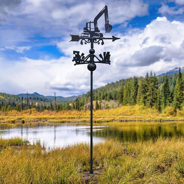 Digger Free Standing Weathervane Digger Free Standing Weathervane