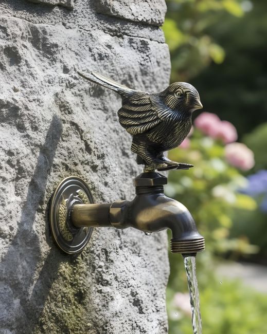 Robin Garden Tab Brass