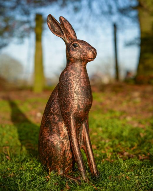 Digital illustration of ‘Blossom’ the Cast Aluminium Rabbit Garden Sculpture - Copper Digital illustration of ‘Blossom’ the Cast Aluminium Rabbit Garden Sculpture - Copper