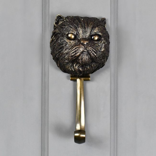 Persian Cat Door Knocker Persian Cat Door Knocker