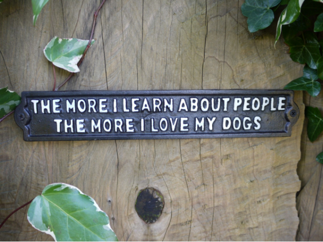 "I Love My Dogs" Sign "I Love My Dogs" Sign