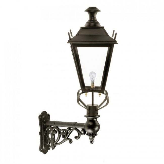 Black Dorchester Wall Light On a Capella Bracket Black Dorchester Wall Light On a Capella Bracket