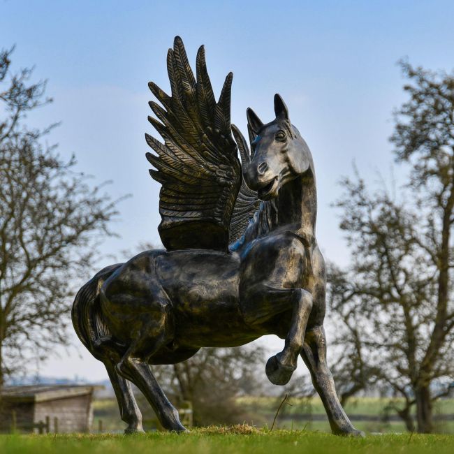 "Starlite" Pegasus Sculpture 