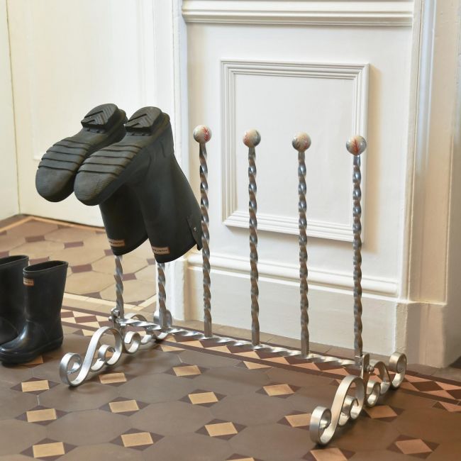 “Adelbury” Silver 3 Pair Welly Rack “Adelbury” Silver 3 Pair Welly Rack