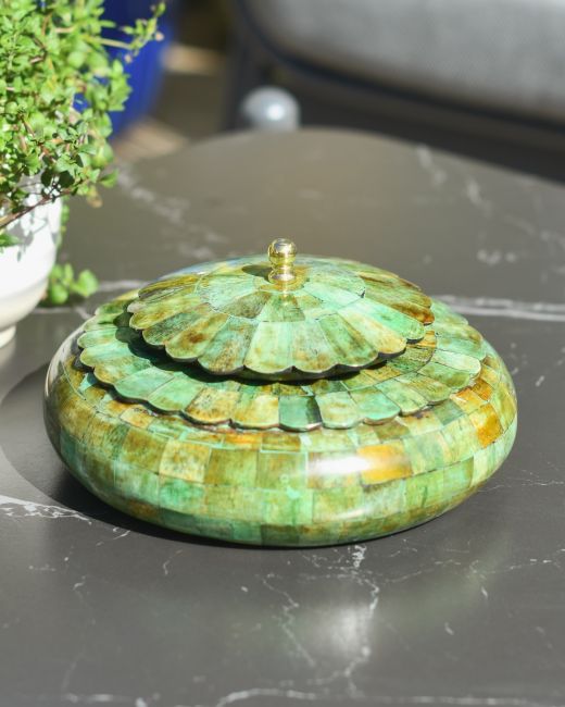 Elegant "Viridis" Keepsake Bowl Elegant "Viridis" Keepsake Bowl