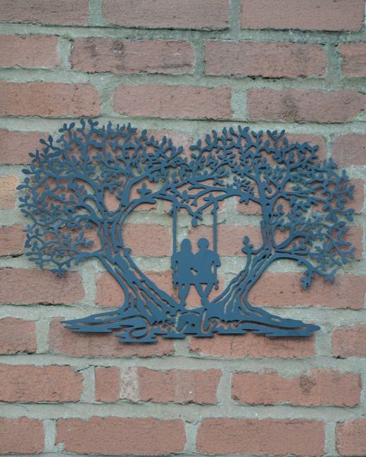 Eternal Canopy Silhouette Garden Wall Art main image Eternal Canopy Silhouette Garden Wall Art main image