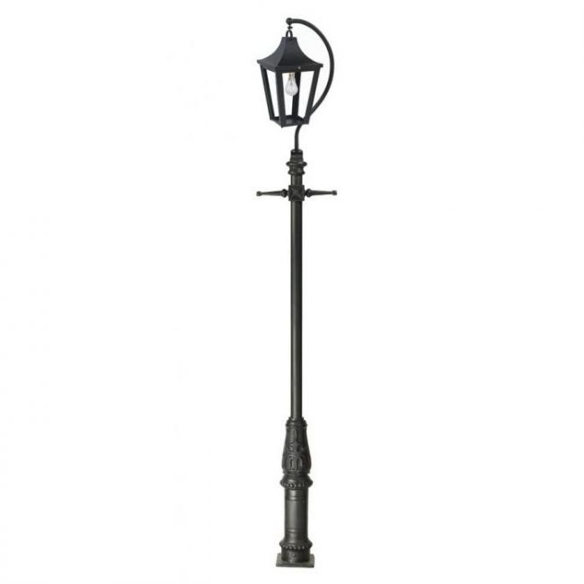 "Lincoln" Black Swan Neck & Lamp Post 5m "Lincoln" Black Swan Neck & Lamp Post 5m
