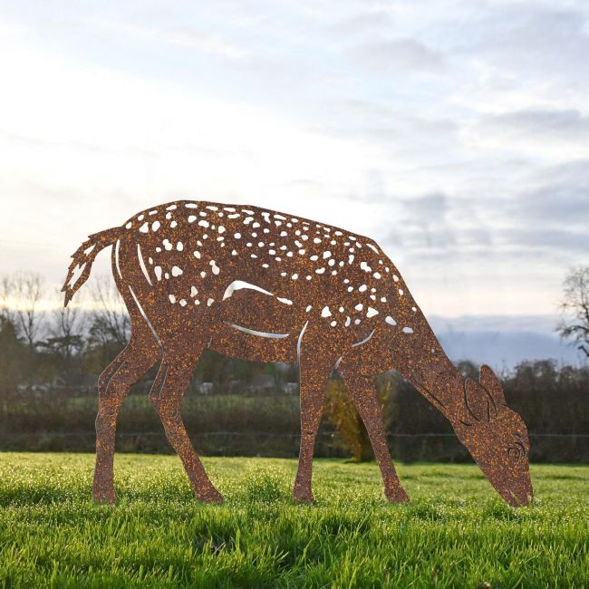Rustic Fallow Fawn Silhouette Rustic Fallow Fawn Silhouette
