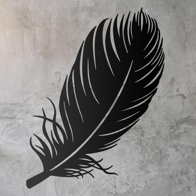 Feather Wall Art in Use a Rustic Wall Feather Wall Art in Use a Rustic Wall