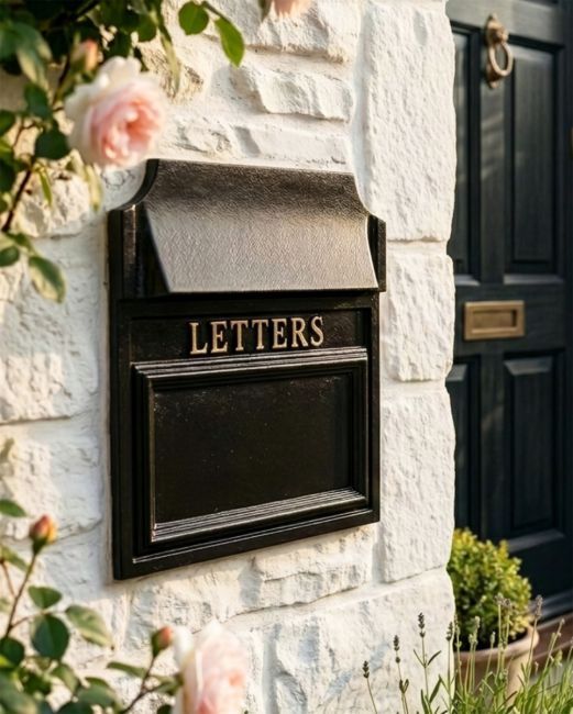 Finchley Rear Opening Telescopic Post Box digital illustration