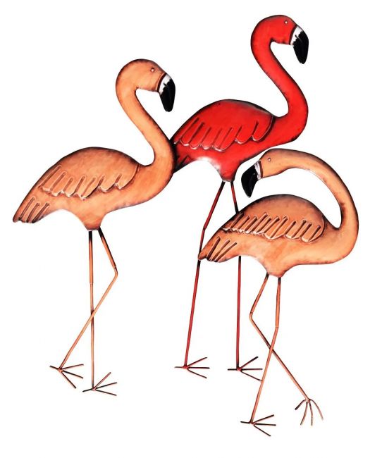 Flamboyance of Flamingos Wall Art in Pink Flamboyance of Flamingos Wall Art in Pink
