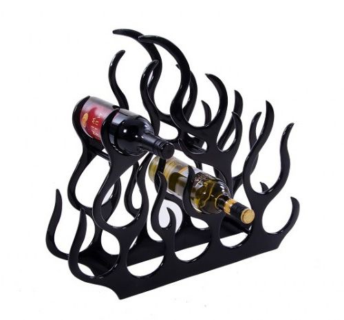 ’Fire’ Black Wine Rack ’Fire’ Black Wine Rack