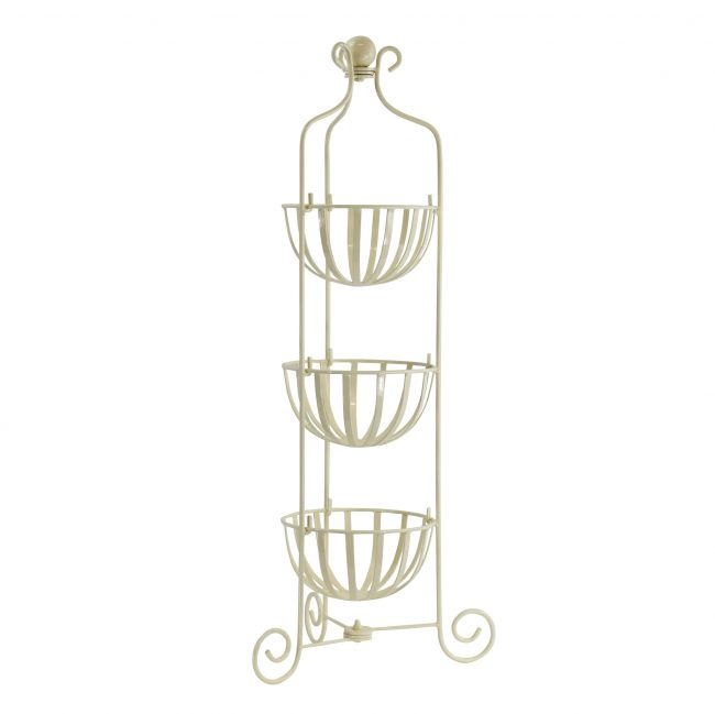 Cream Vegetable Rack three tier Cream Vegetable Rack three tier