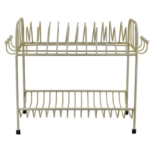 Freestanding Draining Rack - White