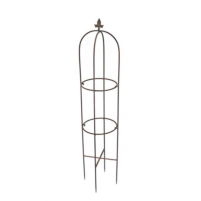 Freestanding Black Garden Obelisk Plant Support - 1.3m Freestanding Black Garden Obelisk Plant Support - 1.3m