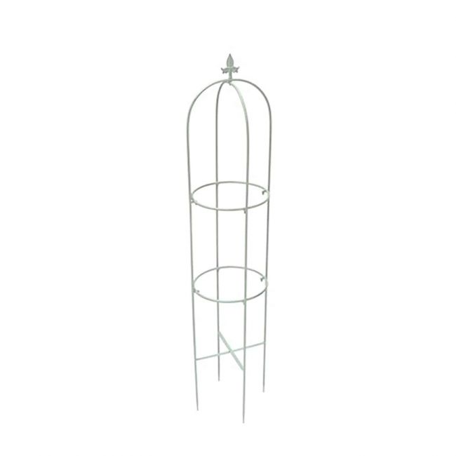 Freestanding Green Garden Obelisk Plant Support - 1.3m Freestanding Green Garden Obelisk Plant Support - 1.3m