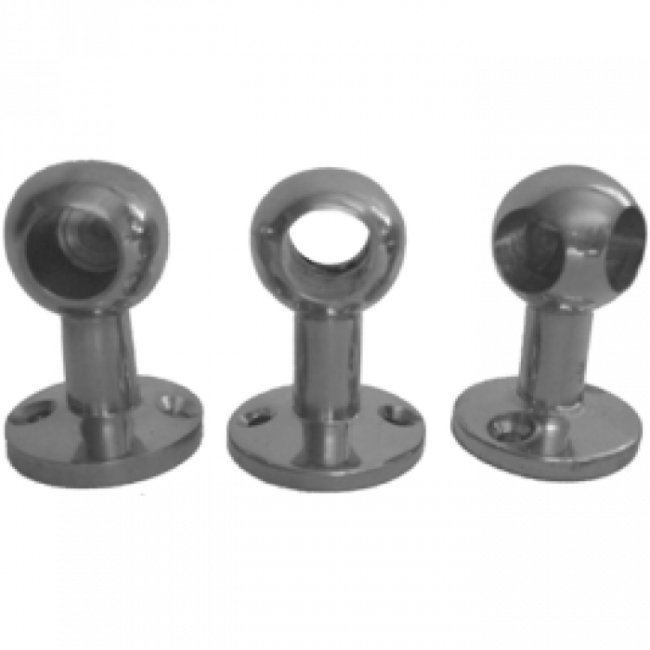 Gallery Posts For 12.5mm (½’’) Tube or Rod - Satin Nickel Gallery Posts For 12.5mm (½’’) Tube or Rod - Satin Nickel