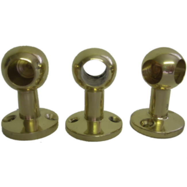 Gallery Posts For 12.5mm (½’’) Tube or Rod - Polished Brass Gallery Posts For 12.5mm (½’’) Tube or Rod - Polished Brass