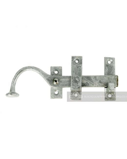 Traditional Robust Iron Gate Latch in a Galvanised Finish 