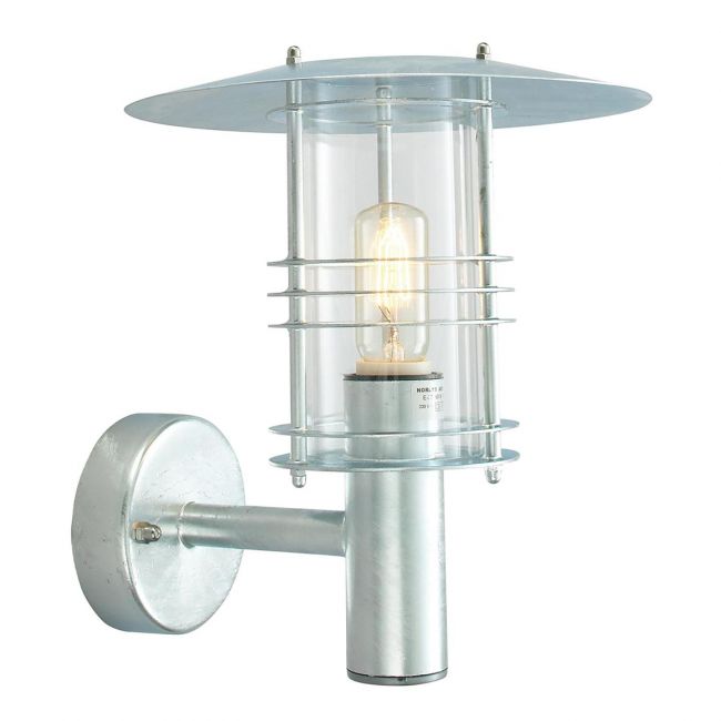 Galvanised Steel "Lighthouse" Single Lamp Wall Light Galvanised Steel "Lighthouse" Single Lamp Wall Light