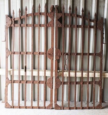 “Peveril Towers” Rustic Iron Gates 