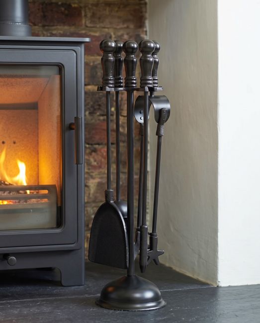 Deluxe "Duchess" Iron Fireside Companion Set 46cm