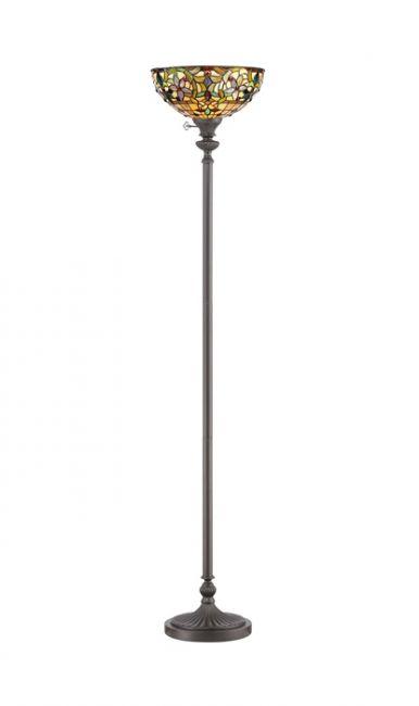 "Rembury Place" Glass Flower Design Floor Lamp "Rembury Place" Glass Flower Design Floor Lamp