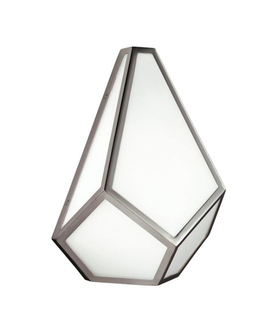 "Premwell House" Glass & Metal Artistic Wall Light "Premwell House" Glass & Metal Artistic Wall Light