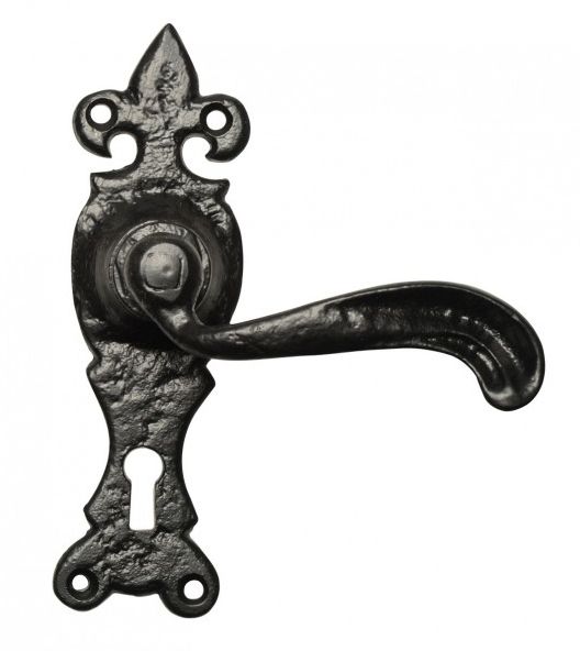 "Bainbridge" Gothic Style Scroll effect Lever Handles With Keyhole "Bainbridge" Gothic Style Scroll effect Lever Handles With Keyhole