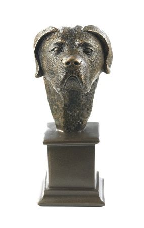 Great Dane Bronze Dog Bust Great Dane Bronze Dog Bust