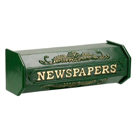 "Times Past Victorian" Green Styled Newspaper Box "Times Past Victorian" Green Styled Newspaper Box