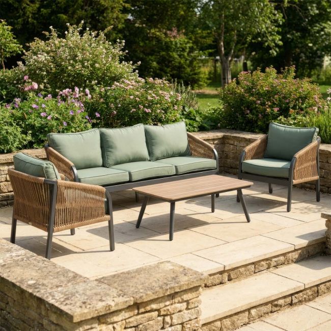 The "Marie" Outdoor 5-Seater Furniture Set Digital Illustrations The "Marie" Outdoor 5-Seater Furniture Set Digital Illustrations