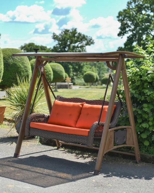 "Hartfield" Garden Swing Seat with Built-in Strip Lights "Hartfield" Garden Swing Seat with Built-in Strip Lights