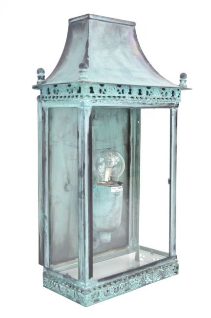 "Henlow" Traditional Verdigris Wall Lantern "Henlow" Traditional Verdigris Wall Lantern
