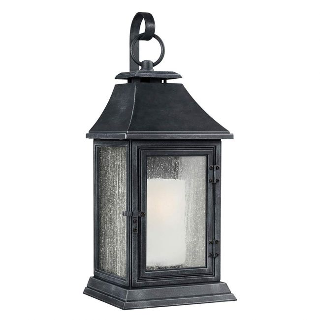 High-Quality "Parisian" Seeded Glass Wall Lantern - 89cm High-Quality "Parisian" Seeded Glass Wall Lantern - 89cm