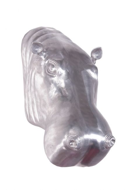 “Herman Hippo” Aluminium Bust 