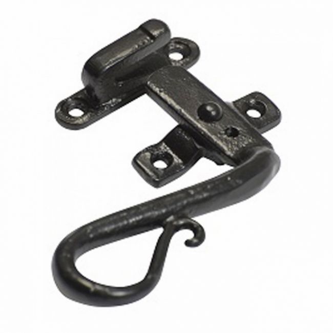 Hook Plated Black Iron Casement Stay Hook Plated Black Iron Casement Stay