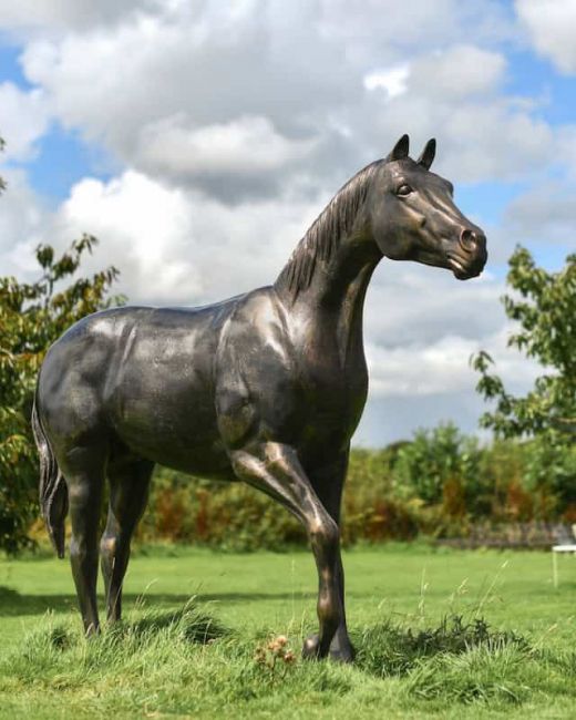 Bronze Standing Horse Sculpture Bronze Standing Horse Sculpture