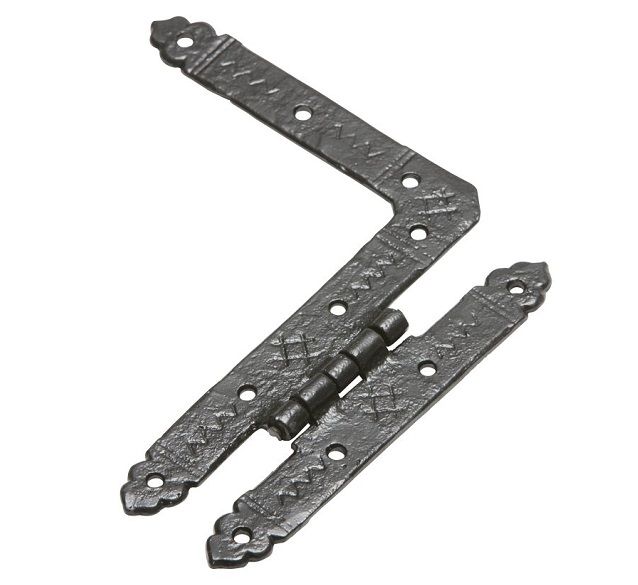 "Bulnmead" Iron L Chest Hinge "Bulnmead" Iron L Chest Hinge
