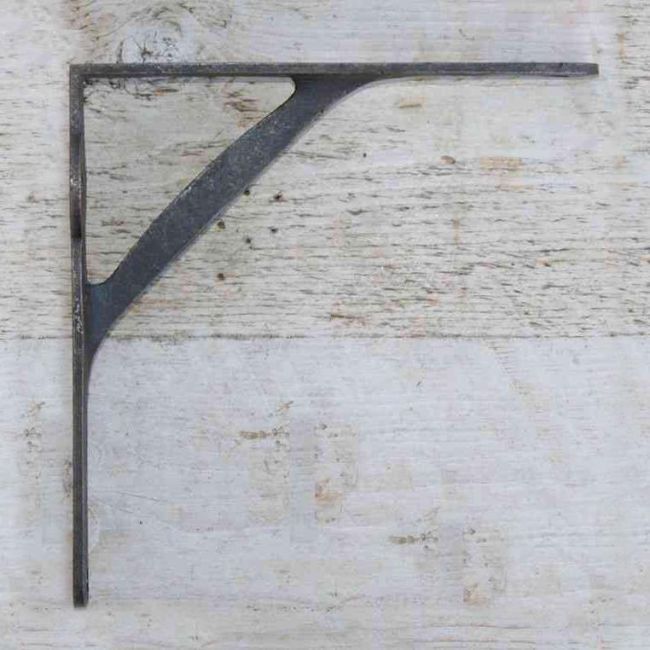 Shelf Gallows Bracket Finished in a Natural Iron Finish Shelf Gallows Bracket Finished in a Natural Iron Finish